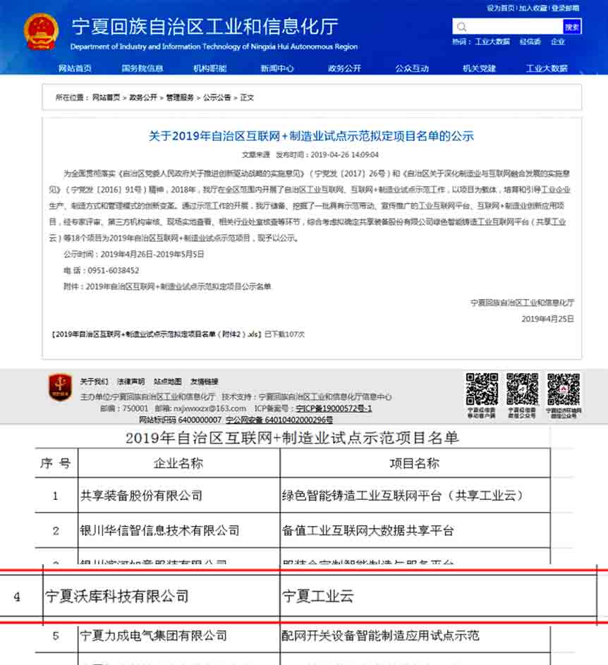 省级互联网+制造业试点证明文件